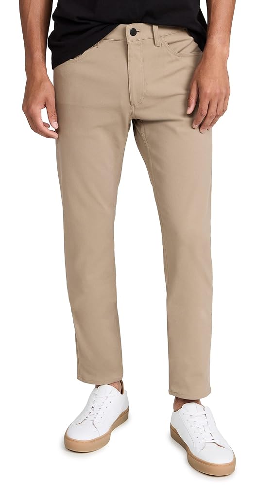 Theory Men's Raffi Neoteric Twill Pants, Bark, Tan, 28 at